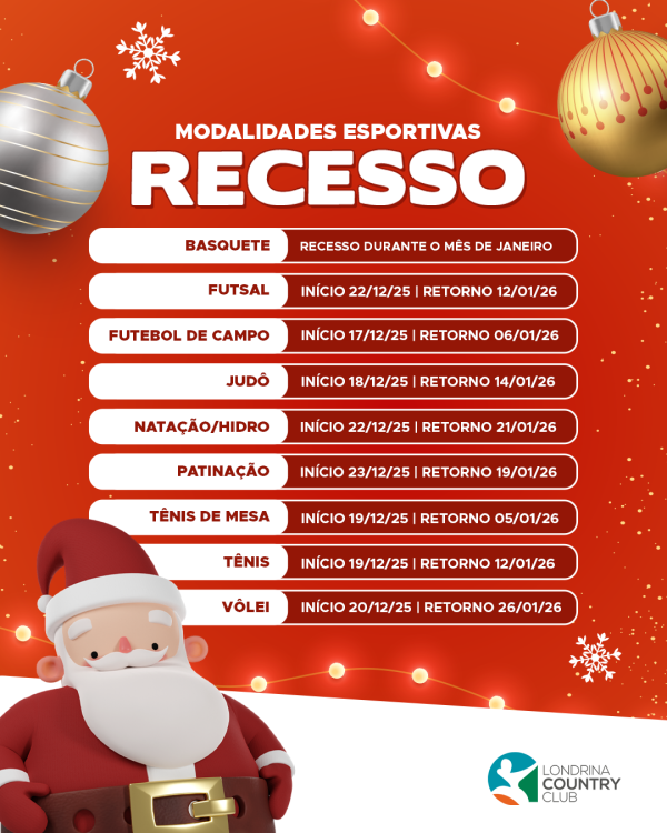 Recesso Modalidades